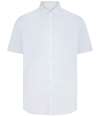 H588 Henbury Short Sleeved Cotton Feel Coolplus® Shirt White colour image